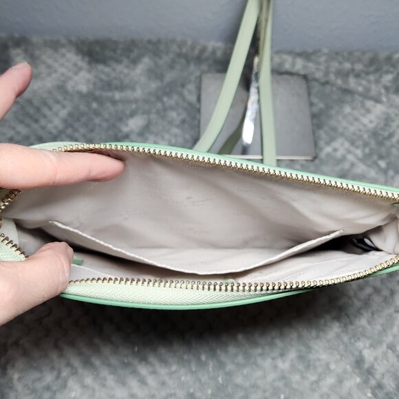 NWOT - Auth.Kate Spade Sadie North South Crossbody Light Olive Green: Firm Price - Picture 8 of 10